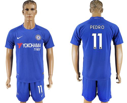 Chelsea #11 Pedro Home Soccer Club Jersey - Click Image to Close
